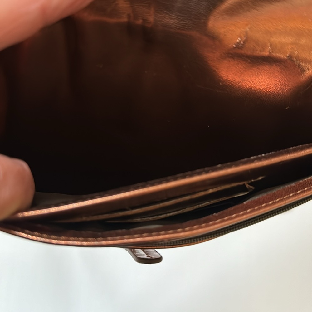 Shiraleah Copper Wallet Wristlet Vegan Leather - Picture 7 of 10